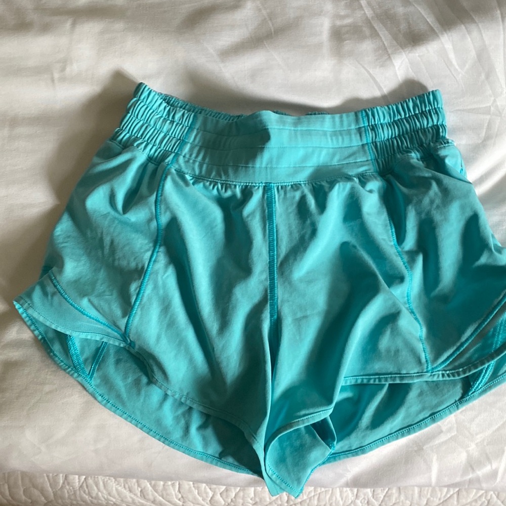 High rise 2.5 Hotty hot electric turquoise